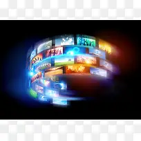 梦幻网络科技背景-空若网 梦幻网络科技背景-空若网