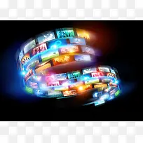 网络科技背景设计-空若网 网络科技背景设计-空若网