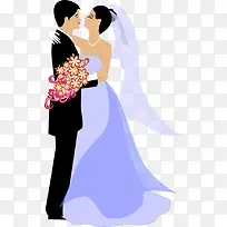 矢量新郎新娘-空若网 矢量新郎新娘-空若网