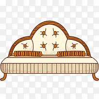 矢量手绘床家具素材-空若网 矢量手绘床家具素材-空若网