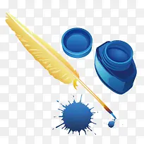 水彩和鸡毛-空若网 水彩和鸡毛-空若网