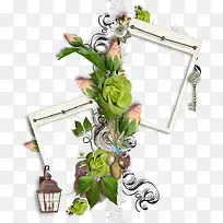 花卉边框标签水彩花卉-空若网 花卉边框标签水彩花卉-空若网