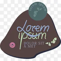 深色卡通美食标签-空若网 深色卡通美食标签-空若网