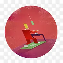 �����ֻ�Բ�α�ǩ-������