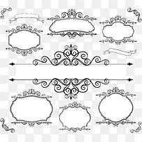 复古欧式花边标签设计-空若网 复古欧式花边标签设计-空若网