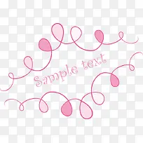 粉色浪漫爱情元素-空若网 粉色浪漫爱情元素-空若网