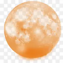 橙色月球素材-空若网 橙色月球素材-空若网