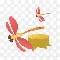 可爱的蜻蜓元素-空若网 可爱的蜻蜓元素-空若网