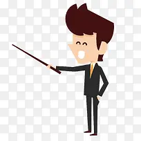 扁平化商务人士设计-空若网 扁平化商务人士设计-空若网