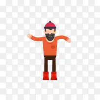 扁平化卡通人物-空若网 扁平化卡通人物-空若网