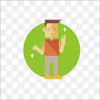 扁平化人物设计-空若网 扁平化人物设计-空若网