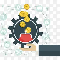 矢量扁平化购物元素设计-空若网 矢量扁平化购物元素设计-空若网