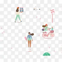 扁平化卡通小素材-空若网 扁平化卡通小素材-空若网