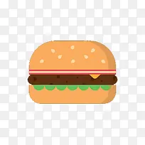 扁平化汉堡-空若网 扁平化汉堡-空若网