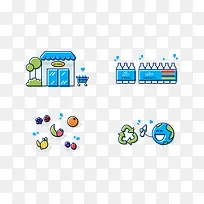 扁平化网页设计图标-空若网 扁平化网页设计图标-空若网