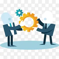 扁平化人物设计矢量素材-空若网 扁平化人物设计矢量素材-空若网