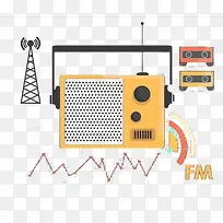 扁平化收音机-空若网 扁平化收音机-空若网