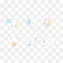 扁平化网页设计图标-空若网 扁平化网页设计图标-空若网