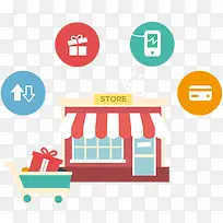 扁平化超市-空若网 扁平化超市-空若网