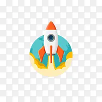 扁平化火箭-空若网 扁平化火箭-空若网