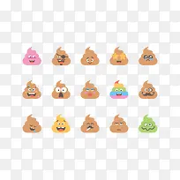 扁平化卡通便便-空若网 扁平化卡通便便-空若网