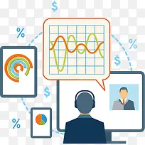 扁平化信息图表设计矢量素材-空若网 扁平化信息图表设计矢量素材-空若网