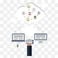 矢量扁平化互联网素材-空若网 矢量扁平化互联网素材-空若网