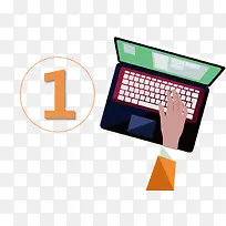 扁平化的商务办公工具PPT素材-空若网 扁平化的商务办公工具PPT素材-空若网