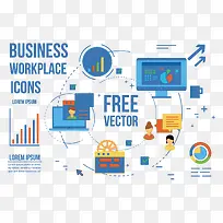 矢量创意扁平化元素-空若网 矢量创意扁平化元素-空若网