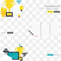 PPT商务办公扁平化图片素材-空若网 PPT商务办公扁平化图片素材-空若网