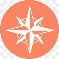 扁平化图标素材指南针-空若网 扁平化图标素材指南针-空若网