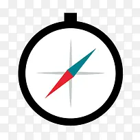 矢量扁平化指南针素材-空若网 矢量扁平化指南针素材-空若网