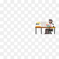 扁平化办公人物矢量-空若网 扁平化办公人物矢量-空若网