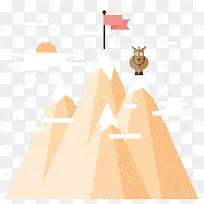 扁平化山峰素材-空若网 扁平化山峰素材-空若网