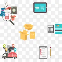 扁平化网购流程-空若网 扁平化网购流程-空若网