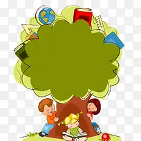 儿童学习插画-空若网 儿童学习插画-空若网