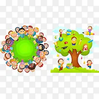 ��ɫ��ͯ��ʸ���ز�-������