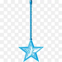 蓝色星星装饰素材儿童节素材-空若网 蓝色星星装饰素材儿童节素材-空若网