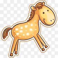 卡通可爱小动物装饰设计动物头像-空若网 卡通可爱小动物装饰设计动物头像-空若网