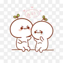 可爱卡通装饰长草颜团子-空若网 可爱卡通装饰长草颜团子-空若网