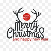 卡通圣诞节快乐字体装饰-空若网 卡通圣诞节快乐字体装饰-空若网