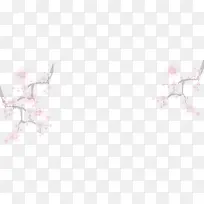 春天粉色桃花树枝-空若网 春天粉色桃花树枝-空若网