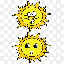 卡通太阳免扣素材图片-空若网 卡通太阳免扣素材图片-空若网