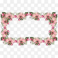 粉色花边框-空若网 粉色花边框-空若网