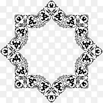 不规则花纹边框-空若网 不规则花纹边框-空若网