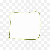 绿色边框不规则图形-空若网 绿色边框不规则图形-空若网