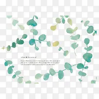 绿色叶子封面插画-空若网 绿色叶子封面插画-空若网