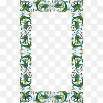 ��ɫҶ�ӱ߿�-������