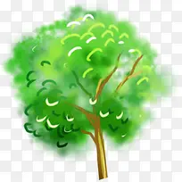 绿色清新叶子树-空若网 绿色清新叶子树-空若网