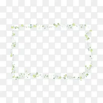 绿色叶子边框-空若网 绿色叶子边框-空若网
